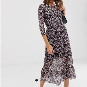 ASOS New Look Floral Midi Dress